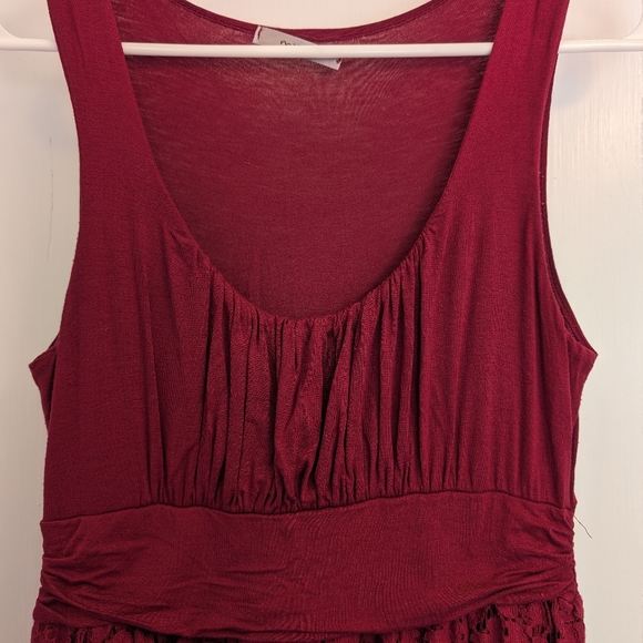 Lacy raspberry Mai Tai / Modcloth dress - Picture 2 of 4